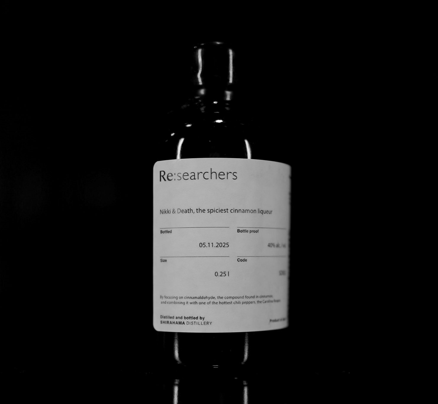 白浜蒸留所「Re:searchers Nikki（国産ニッキ＆シナモンリキュール）」Top Image